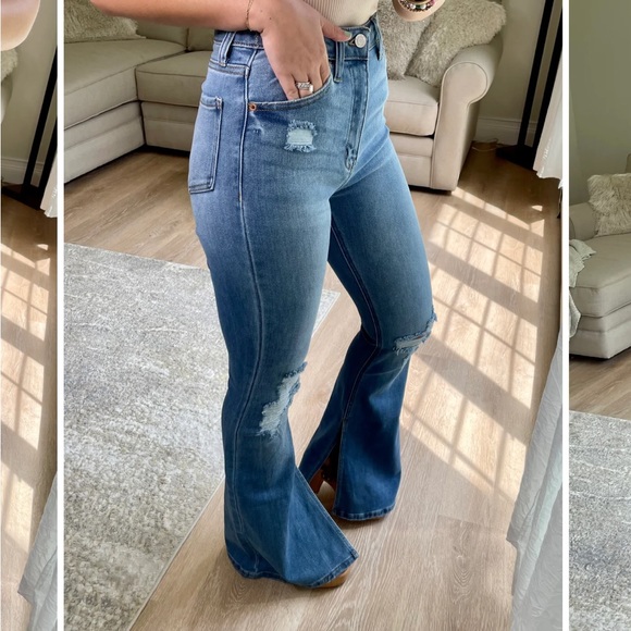 High Rise Split Flare - Picture 5 of 5